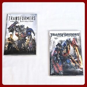 Transformers DVD Lot Age of Extinction Dark‎ the Moon Michael Bay Action Sci-Fi